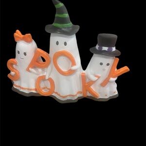 Spooky Ghost Trio Halloween Decor